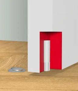VM - Magnetická zarážka neviditeľná Model 2 NIM - nikel matný