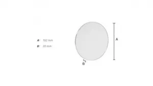 SO - OUTLINE FK442 - Samolepiace magnetické zrkadlo
