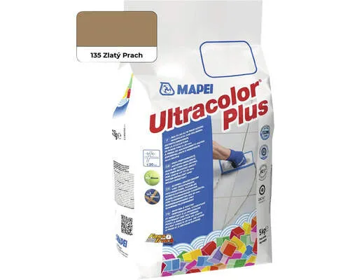 Škárovacia hmota MAPEI Ultracolor Plus 135 zlatý prach, 5 kg