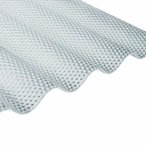 Akrylová profilová doska sínus 76/18, 200 x 104,5 cm priehľadný plast