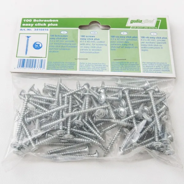Gutta galvanizovaný vrut 4 x 40 mm 20 ks