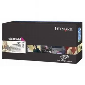 Lexmark 15G032M purpurový (magenta) originálny toner
