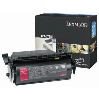 Lexmark 12A6765 čierný (black) originálny toner