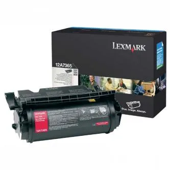 Lexmark 12A7365 čierný (black) originálny toner