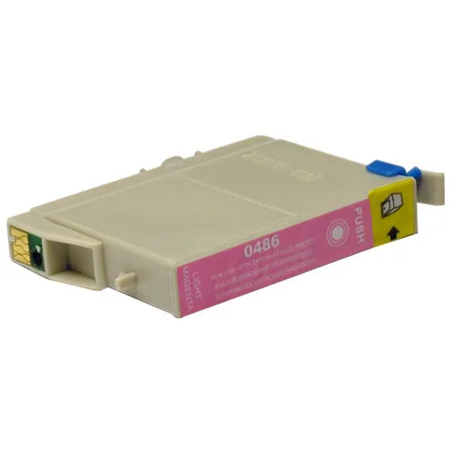 Epson T0486 svetlo purpurová (light magenta) kompatibilná cartridge