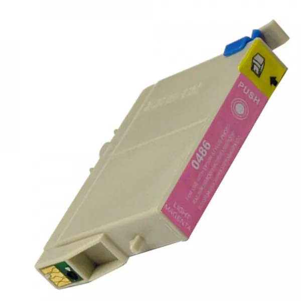 Epson T0486 svetlo purpurová (light magenta) kompatibilná cartridge