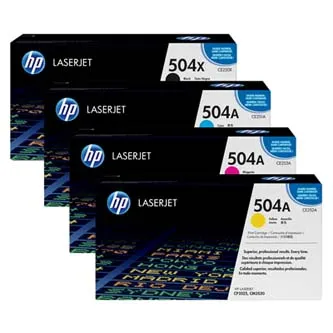 HP 504A CE250A čierný originálný toner