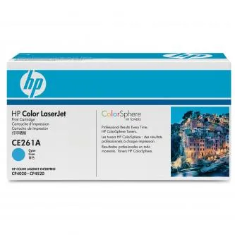 Hewlett-Packard HP originál toner CE261A, HP 648A, cyan, 11000str. CE261A
