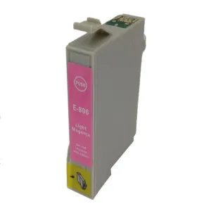 Epson T0806 svetlo purpurová (light magenta) kompatibilná cartridge