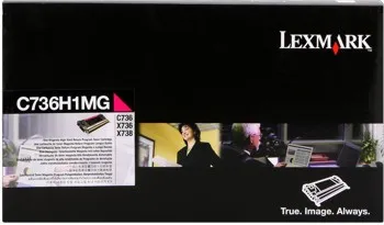 Lexmark C736H1MG purpurový (magenta) originálny toner