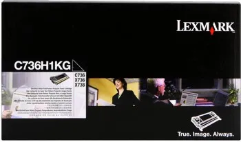 Lexmark C736H1KG čierný (black) originálny toner