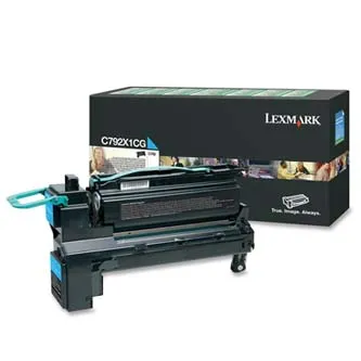 Lexmark C792X1CG azúrový (cyan) originálny toner
