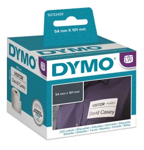 Dymo 99014, 2093092, 101mm x 54mm, originálne papírové štíky, 6ks