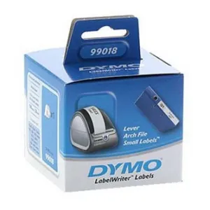 Dymo papierové štítky 190mm x 38mm, biele, na úzke poradače, 110 ks, 99018, S0722470 99018