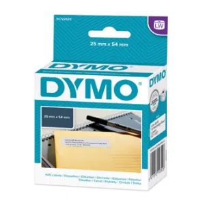 Dymo papierové štítky 54mm x 25mm, biele, pre spiatočnú adresu, 500 ks, 11352, S0722520 11352
