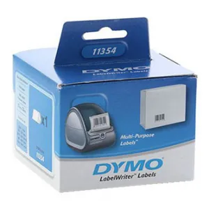 Dymo papierové štítky 57mm x 32mm, biele, multifunkčné, snímateľné, 1000 ks, 11354, S0722540 11354
