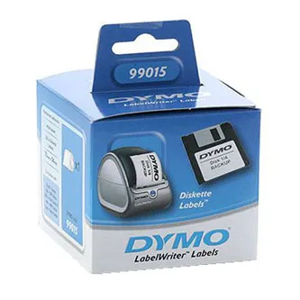 Dymo papierové štítky 70mm x 54mm, biele, na diskety, 320 ks, 99015, S0722440 99015