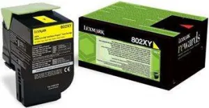 Lexmark 80C2XY0 žltý (yellow) originálny toner