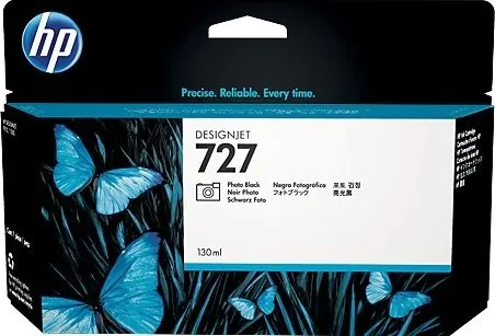 HP 727 C1Q12A matná čierna (matte black) originálna cartridge