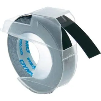 Dymo S0898130 520109, 9mm x 3m, čierný podklad, originálna páska