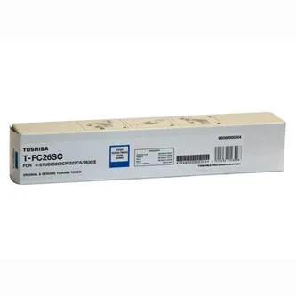 Toshiba TFC26SC, 6B000000557 azúrová (cyan) originálný toner