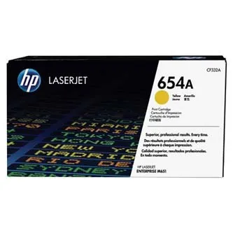 Hewlett-Packard HP originál toner CF332A, HP 654A, yellow, 15000str. CF332A