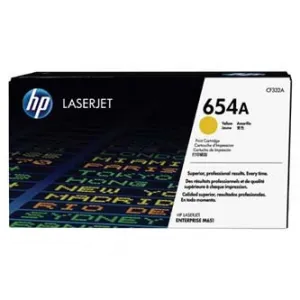 Hewlett-Packard HP originál toner CF332A, HP 654A, yellow, 15000str. CF332A