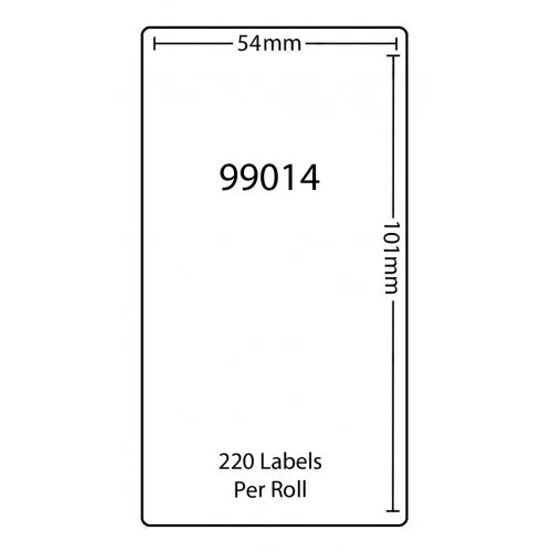 Dymo 99014, 54mm x 101mm, kompatibilná role etikiet