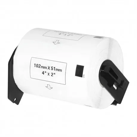 Brother DK-11240, 102mm x 51mm, kompatibilná role etikiet, 600 etiket
