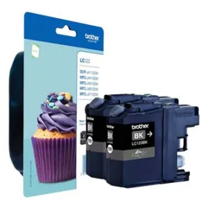 Brother LC-123BK dualpack čierna (black) originálna cartridge