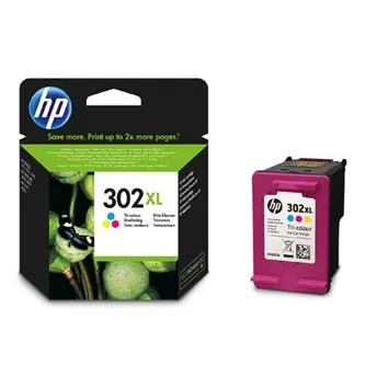HP 302XL F6U67AE farebná originálna cartridge