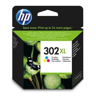 HP 302XL F6U67AE farebná originálna cartridge