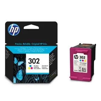 HP 302 F6U65AE farebná (color) originálna cartridge