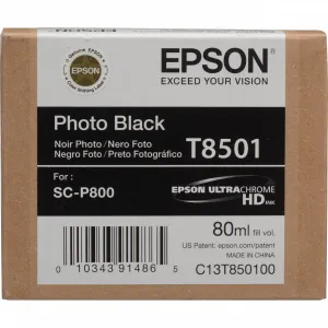 Epson T8501 C13T850100 foto čierna (photo black) originálna cartridge