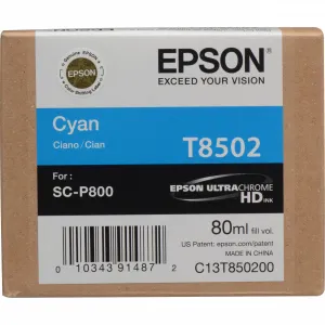 Epson T8502 C13T850200 azúrová (cyan) originálna cartridge