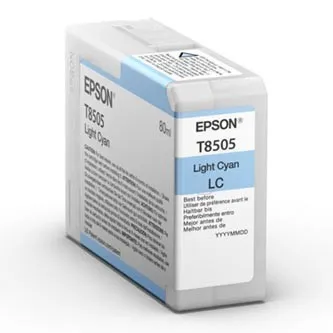 Epson T8505 C13T850500 svetlo azúrová (light cyan) originálna cartridge