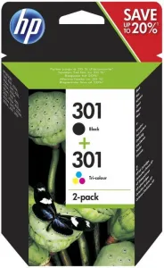 HP 301 N9J72AE čierna/farebná (black/color) originálna cartridge