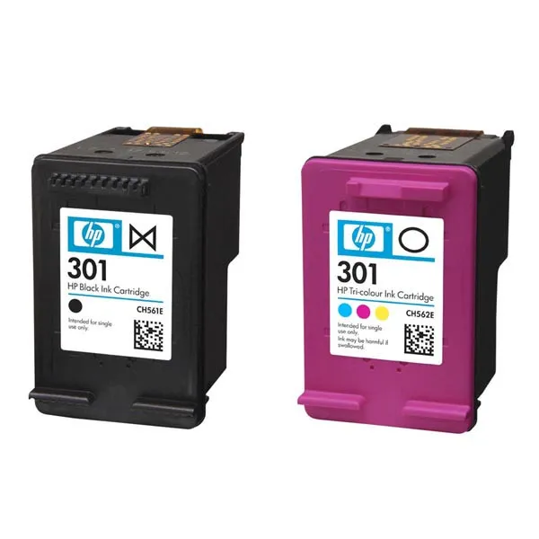 HP 301 N9J72AE čierna/farebná (black/color) originálna cartridge