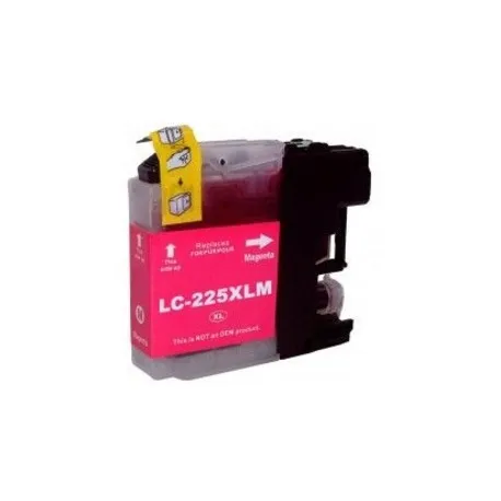 Brother LC-225XL purpurová (magenta) kompatibilná cartridge
