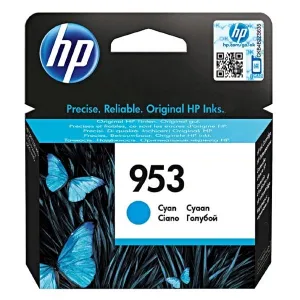 HP  953 F6U12AE, azúrová (cyan), originálna cartridge
