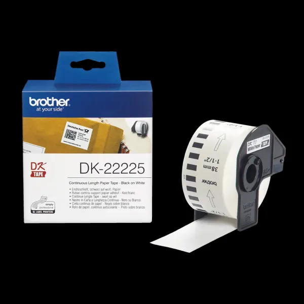 Brother DK-22225, 38mm x 30.48m, originální papírová role