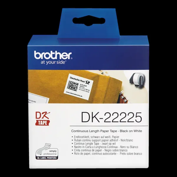 Brother DK-22225, 38mm x 30.48m, originální papírová role
