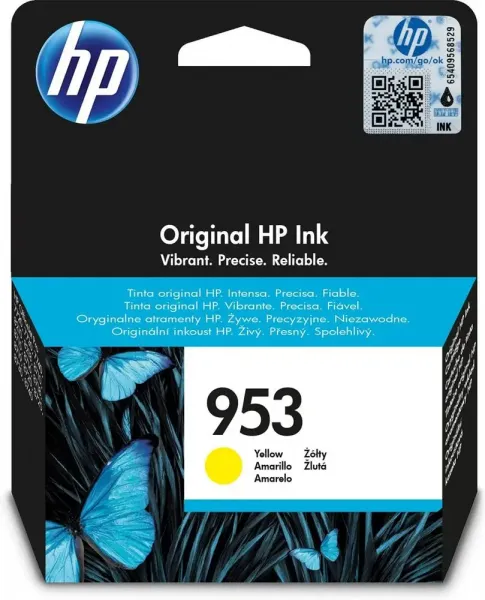 Hewlett-Packard HP originál ink F6U14AE, HP 953, yellow, blister, 700str., 10ml F6U14AE#301
