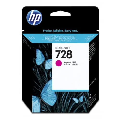 Hewlett-Packard HP originál ink F9J66A, HP 728, magenta, 130ml F9J66A