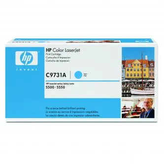 HP 645A, C9731A azúrová (cyan) originálný toner