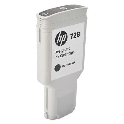 HP 728 F9J68A matná čierna (matte black) originálna cartridge