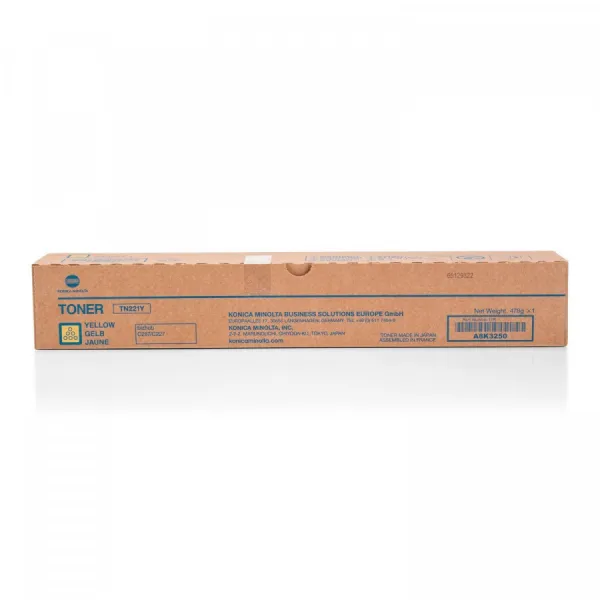 Konica Minolta TN-221Y, A8K3250 žltá (yellow) originálny toner