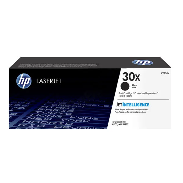 Hewlett-Packard HP originál toner CF230X, HP 30X, black, 3500str., high capacity CF230X