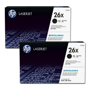 Hewlett-Packard HP originál toner CF226XD, HP 26X, black, 18000 (2x9000)str., high capacity, dual pack, 2x930g CF226XD