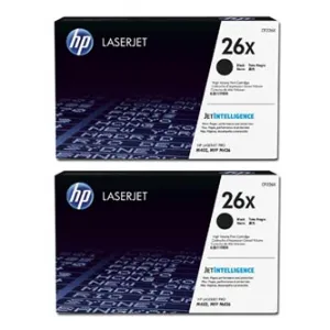 Hewlett-Packard HP originál toner CF226XD, HP 26X, black, 18000 (2x9000)str., high capacity, dual pack, 2x930g CF226XD